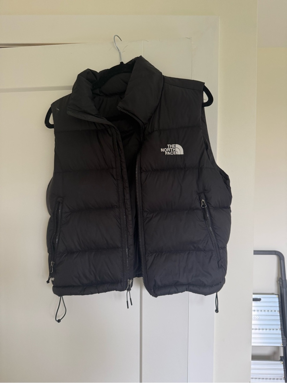 The North Face Black Quilted Down Vest for Men